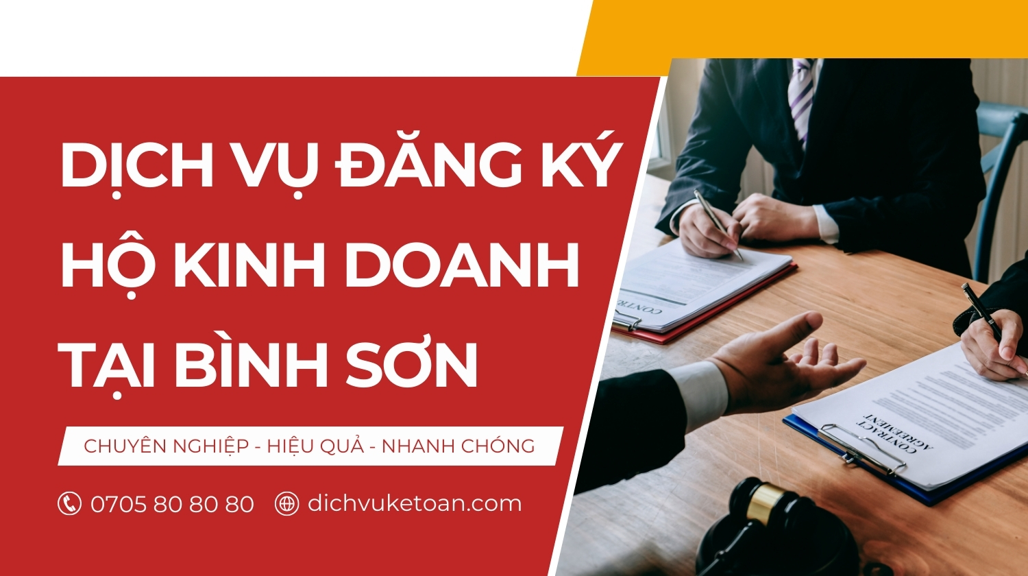 thay đổi người đại diện pháp luật tại Quảng Ngãi Đăng ký hộ kinh doanh cá thể tại Bình Sơn